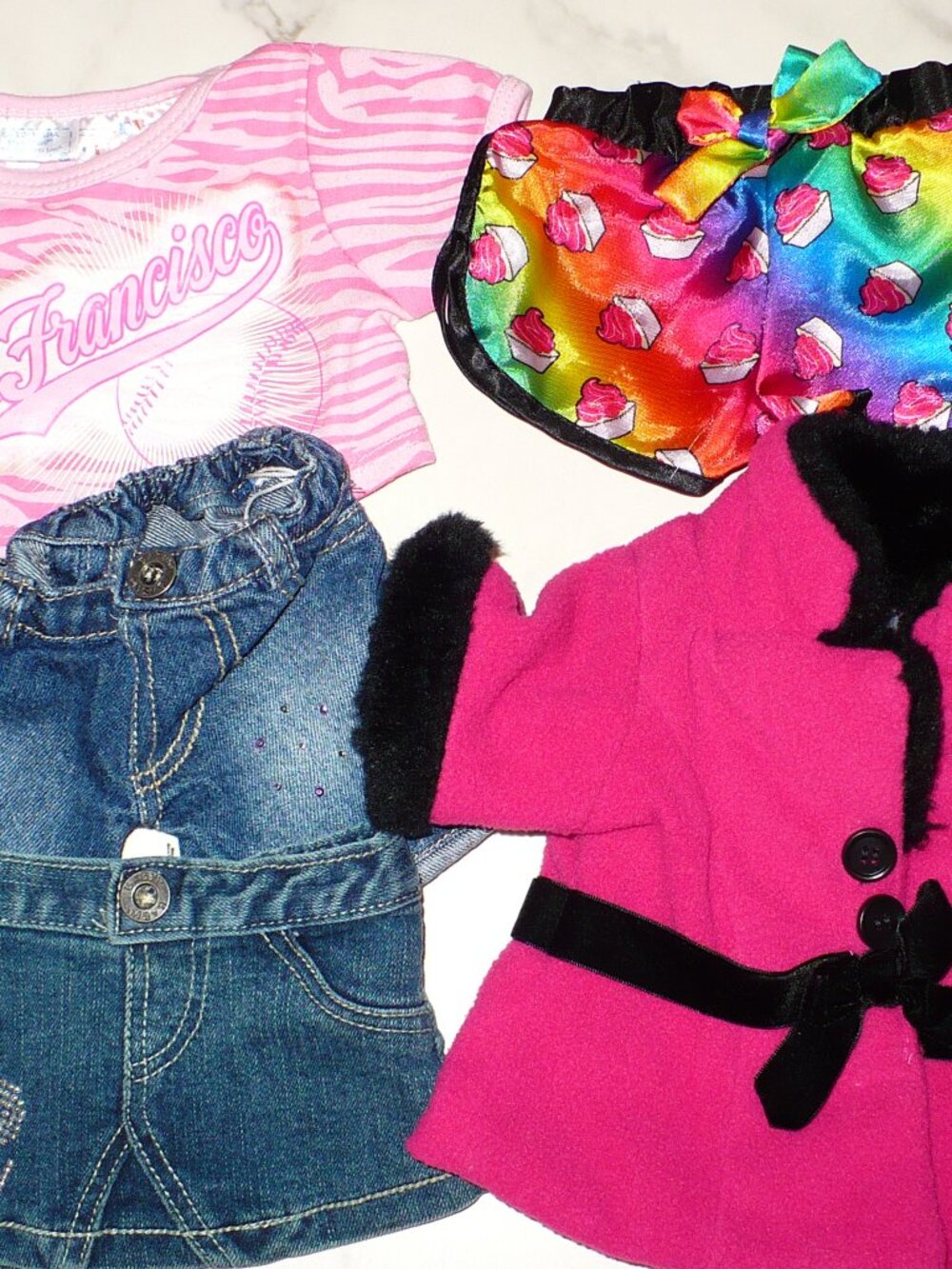Build a Bear Clothing Lot ~ Girl Bear Clothes ~ 5pc Lot